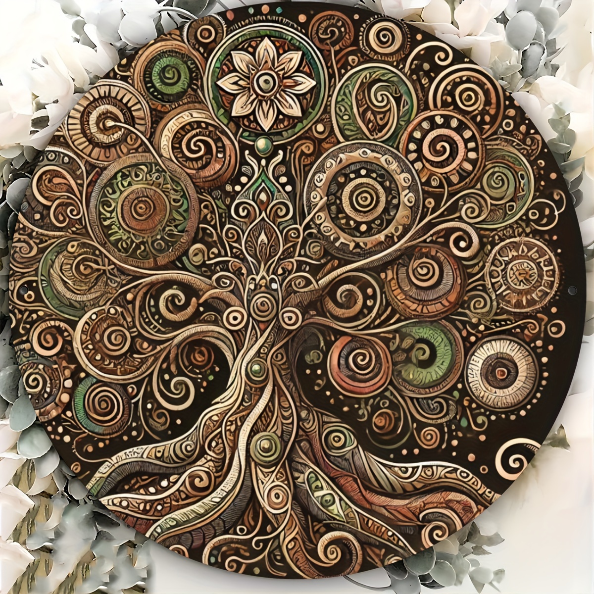 Home Decor Nearby - 2D flat, retro life tree material