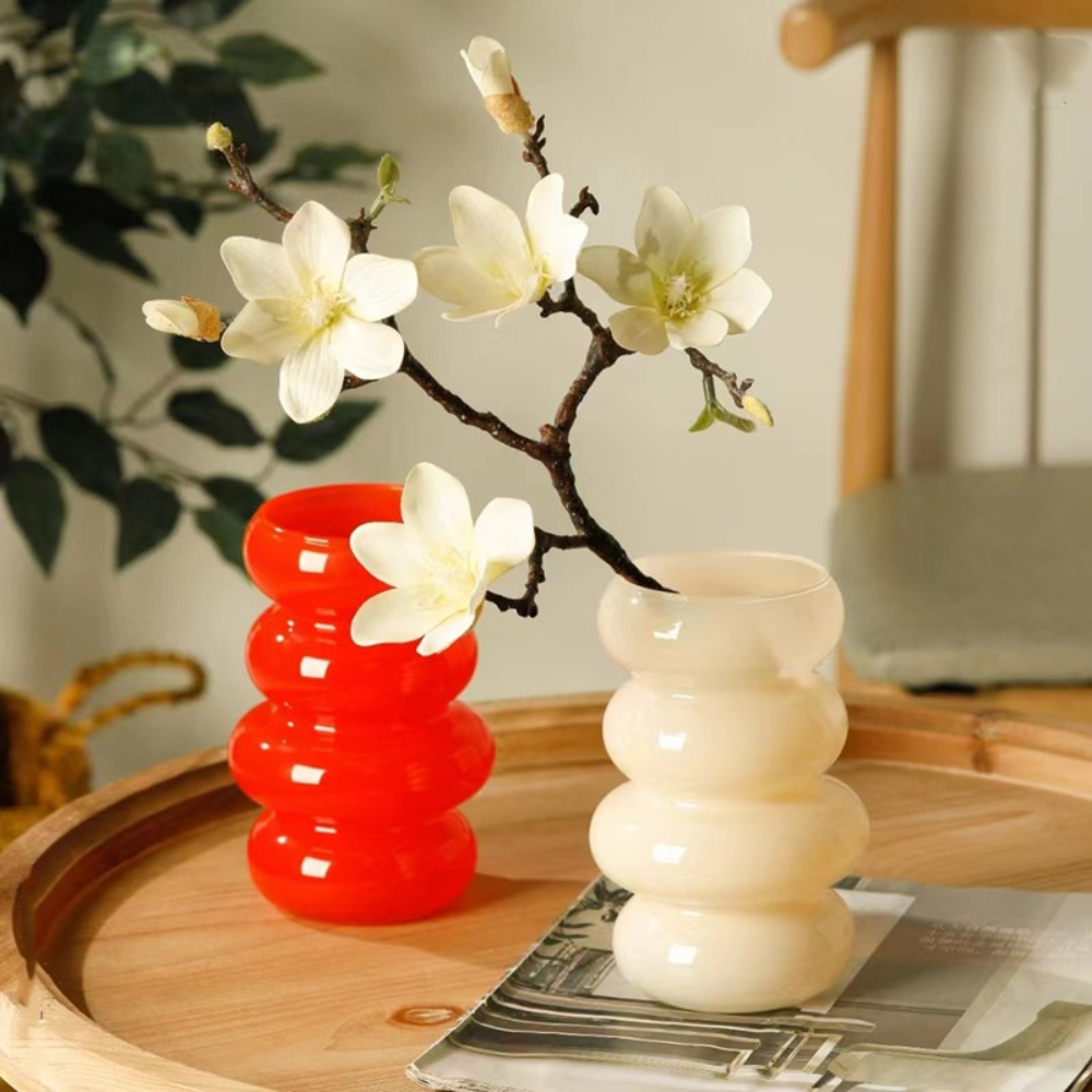 Glass Vase Nordic - Minimalist Glass Vase Light Luxury Floral