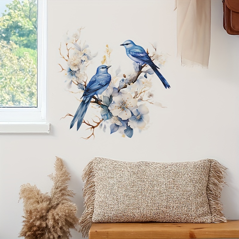 Home Decor Location - 1 Piece of Watercolor-Style Bird and