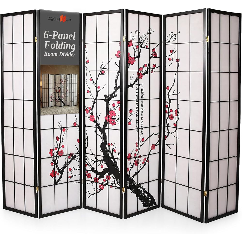 Room Divider Screen - Japanese Shoji Style Room Divider -