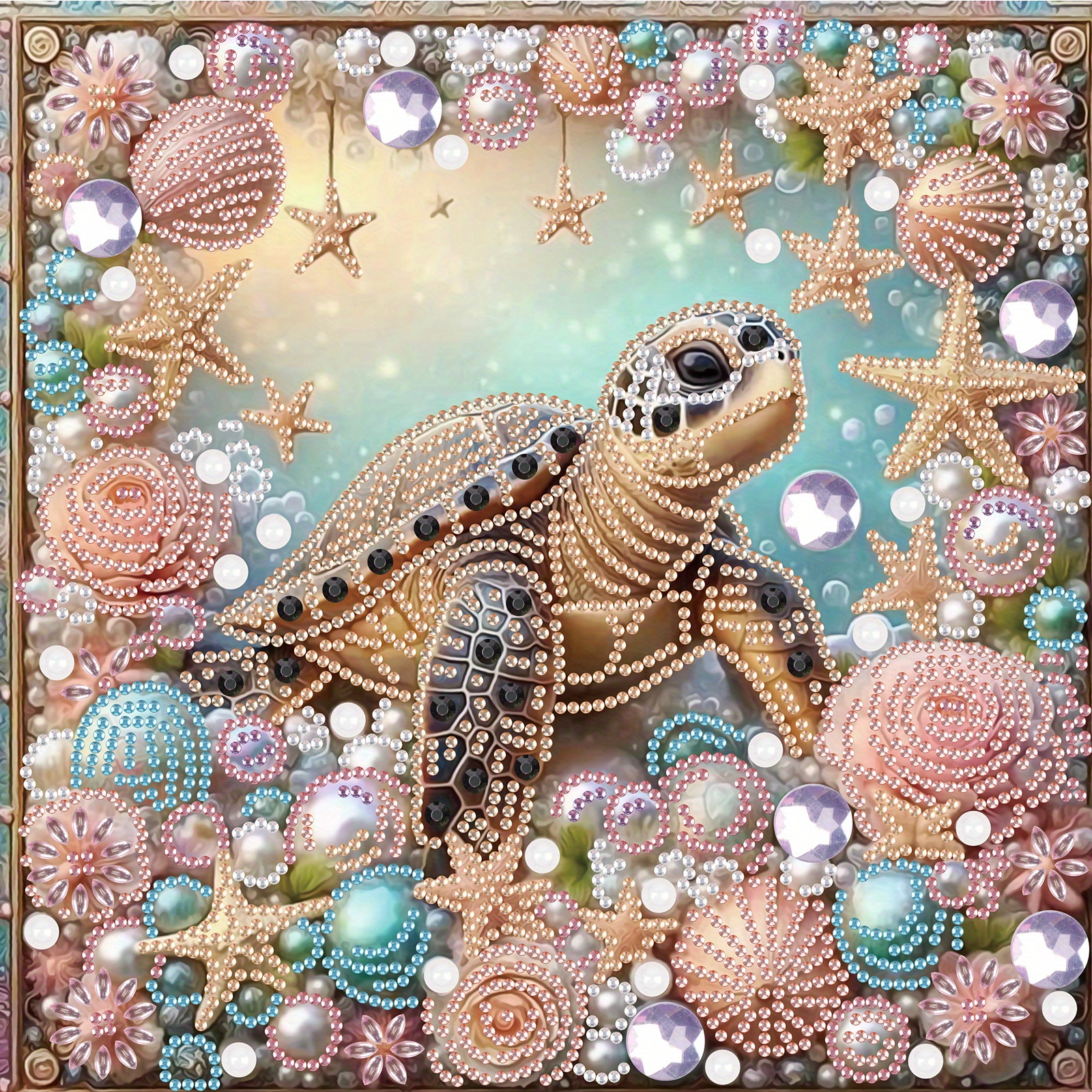 Home Decor Nautical - Diamond Painting Kit for Adults,sea turtle