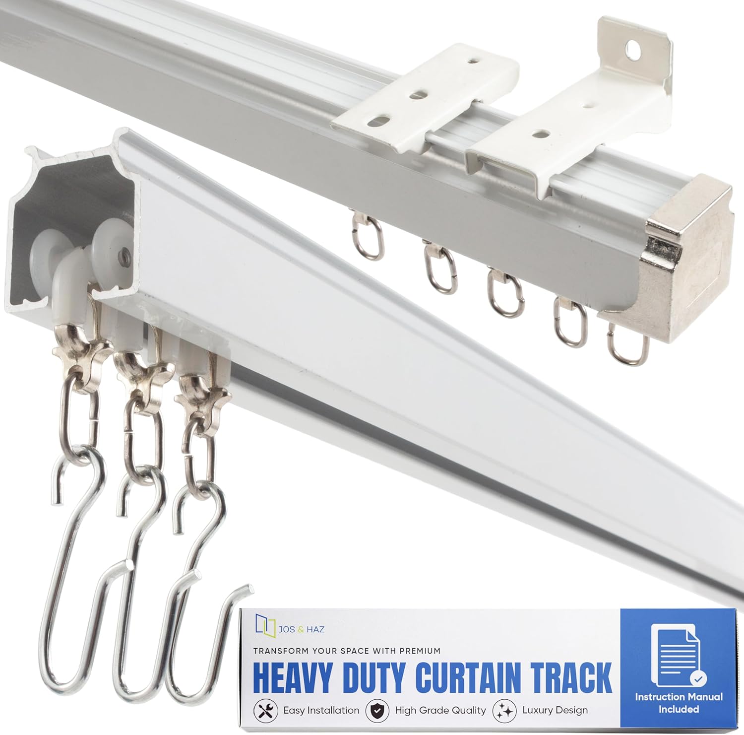 Blackout Curtains - Premium Heavy-Duty Ceiling & Wall Mount