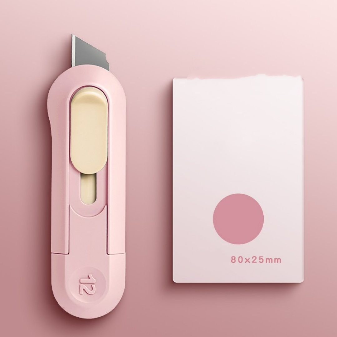Home Decor Express - Pink Deli Box Cutter Utility Knife