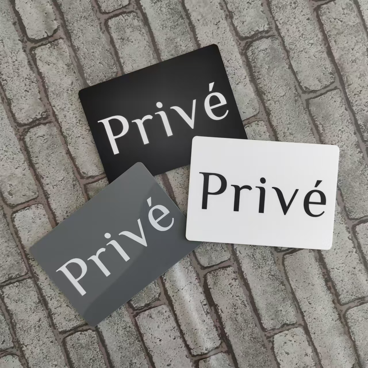 Home Decor Nearby - HD Private Customized Gray Black Acrylic
