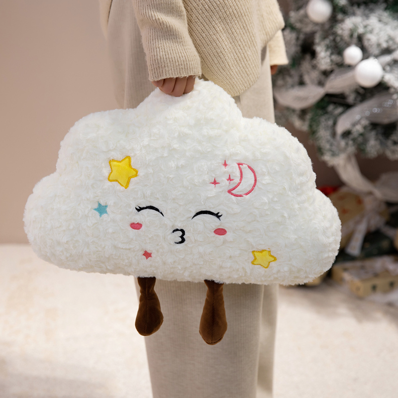 Home Decor Express - Super Soft White Cloud Plush Pillow