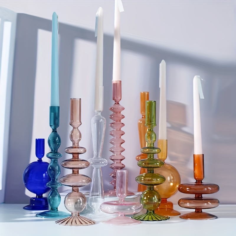Glass Vase Nordic - Nordic Glass Candle Holder & Vase
