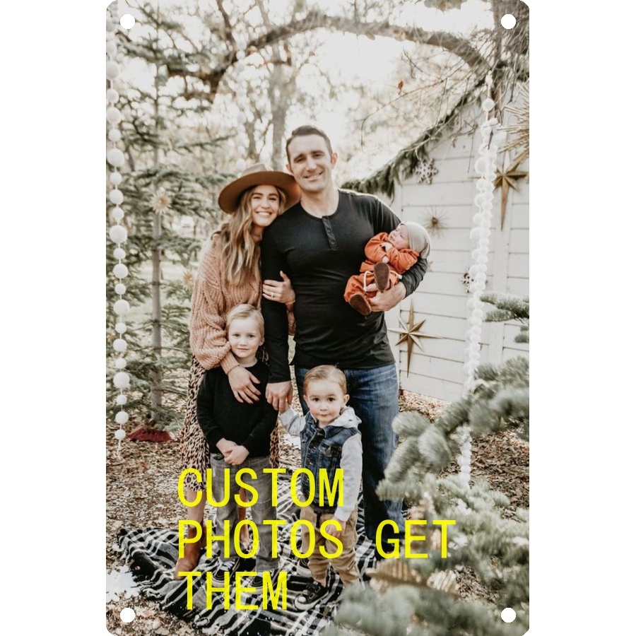 Home Decor Free Images - Personalized Custom Image Metal Plaque, Vintage