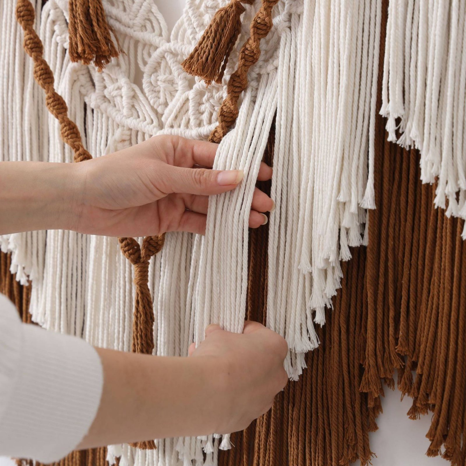 Macrame Wall Hanging - Macrame Wall Hanging Handmade Bohemian Wall