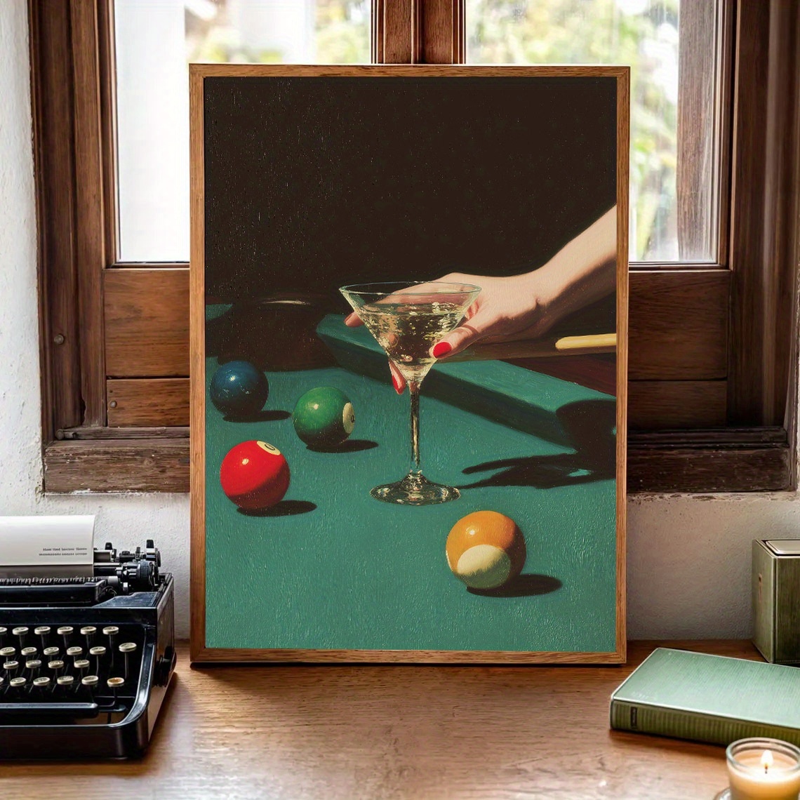 1pc Vintage Billiards Cocktail - Home Decor Youtube recension och pris