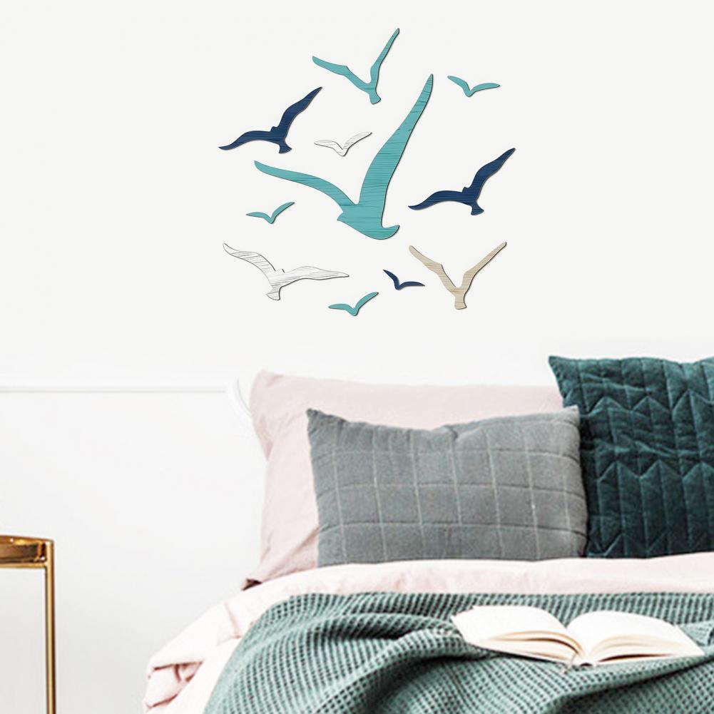 11 Pcs Seagull Wall Art Handma - Home Decor Nautical recension och pris