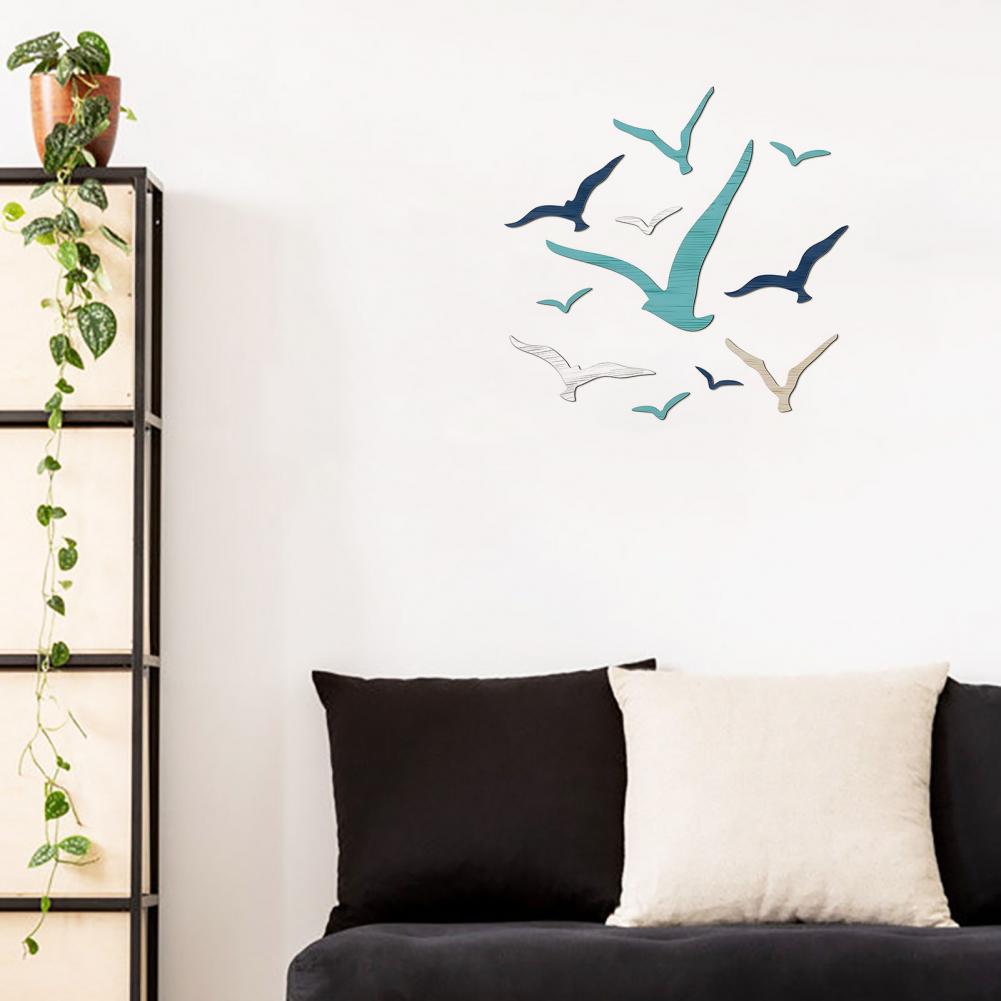 11 Pcs Seagull Wall Art Handma - Home Decor Nautical recension och pris