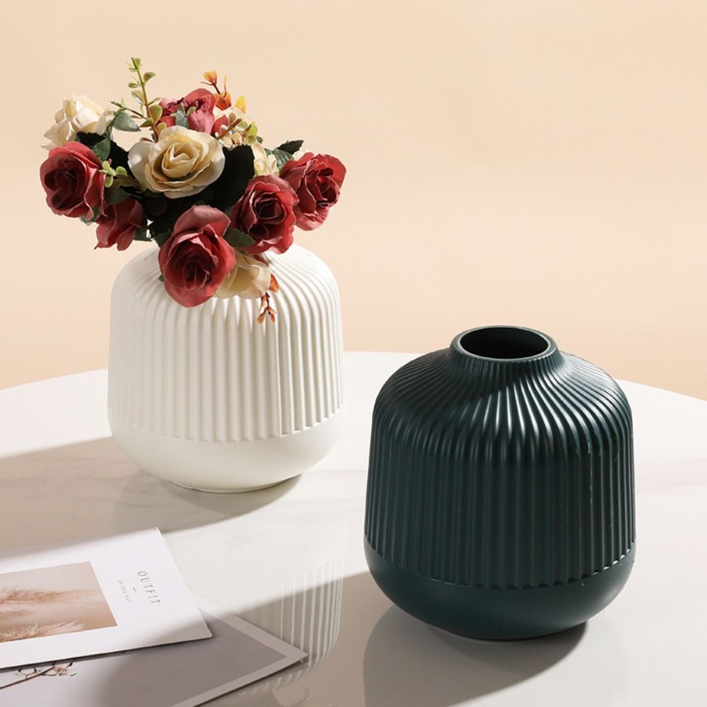 Imitation Ceramic Flower Vase  - Glass Vase Nordic recension och pris