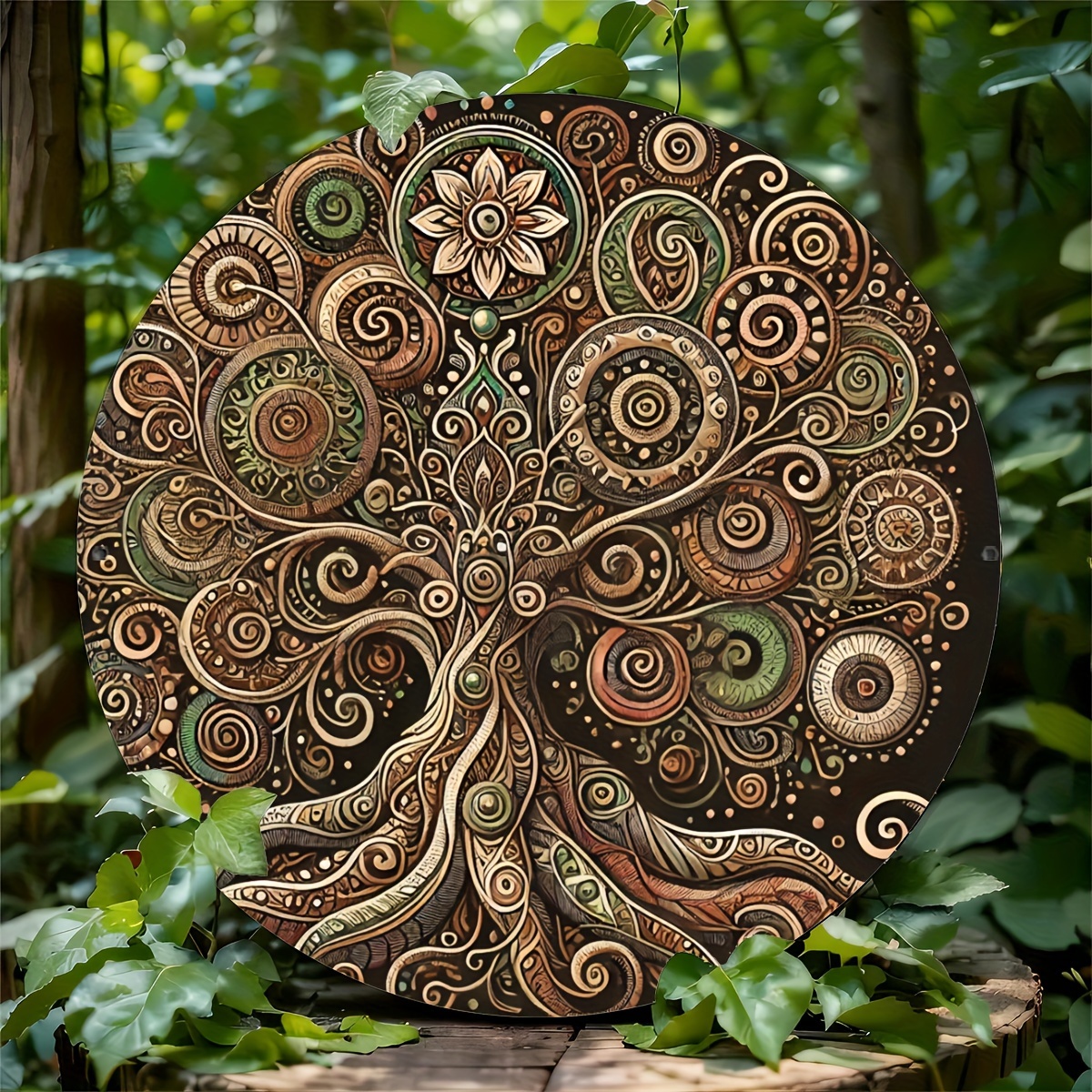 2D flat, retro life tree mater - Home Decor Nearby recension och pris