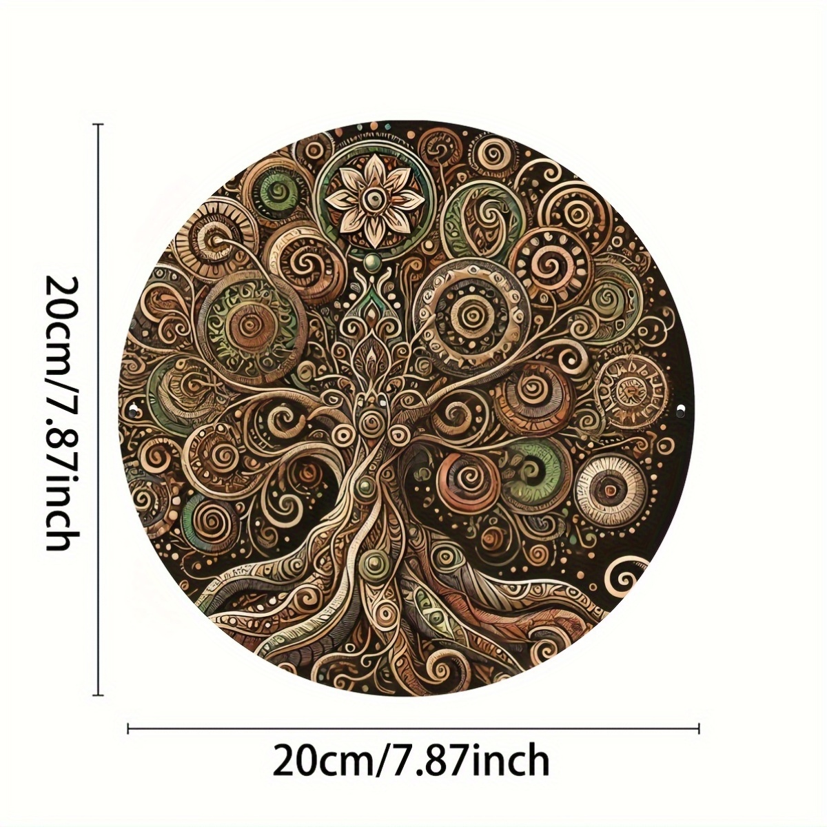 2D flat, retro life tree mater - Home Decor Nearby recension och pris