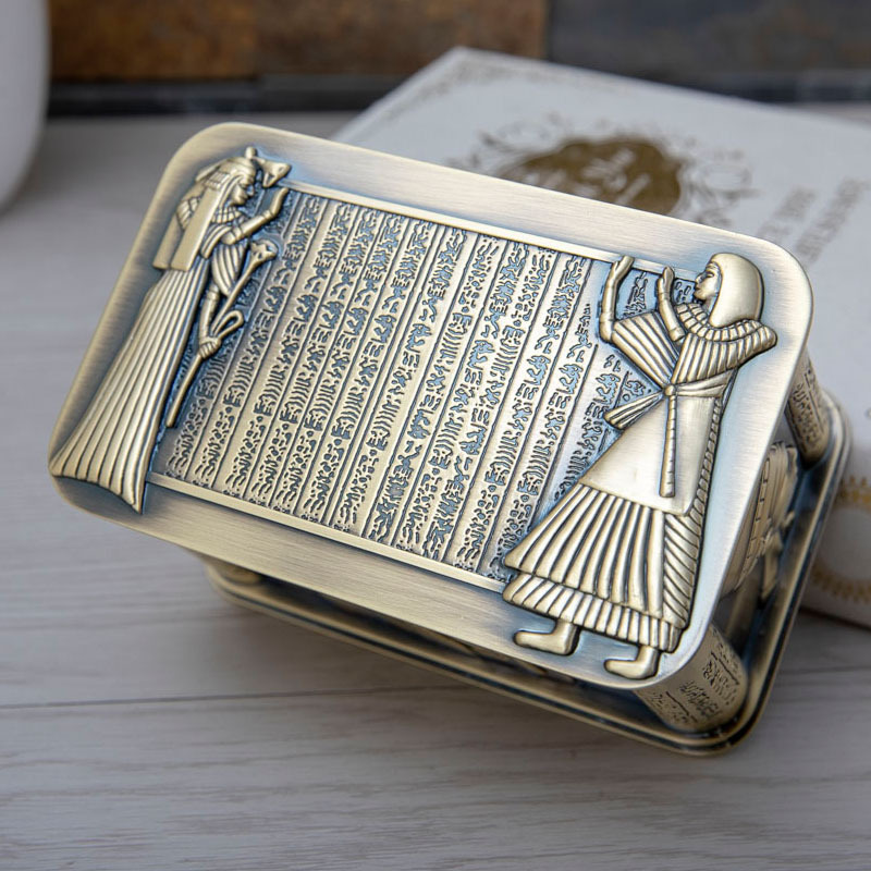 Vintage Egypt Pharaoh Metal Re - Home Decor Egypt recension och pris