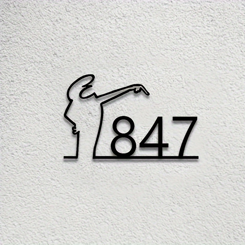 Custom House Number Plate, Boh - Home Decor Nearby recension och pris
