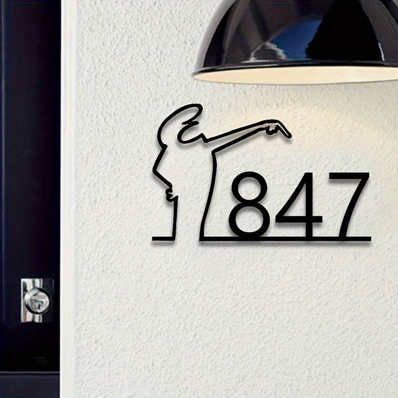 Custom House Number Plate, Boh - Home Decor Nearby recension och pris