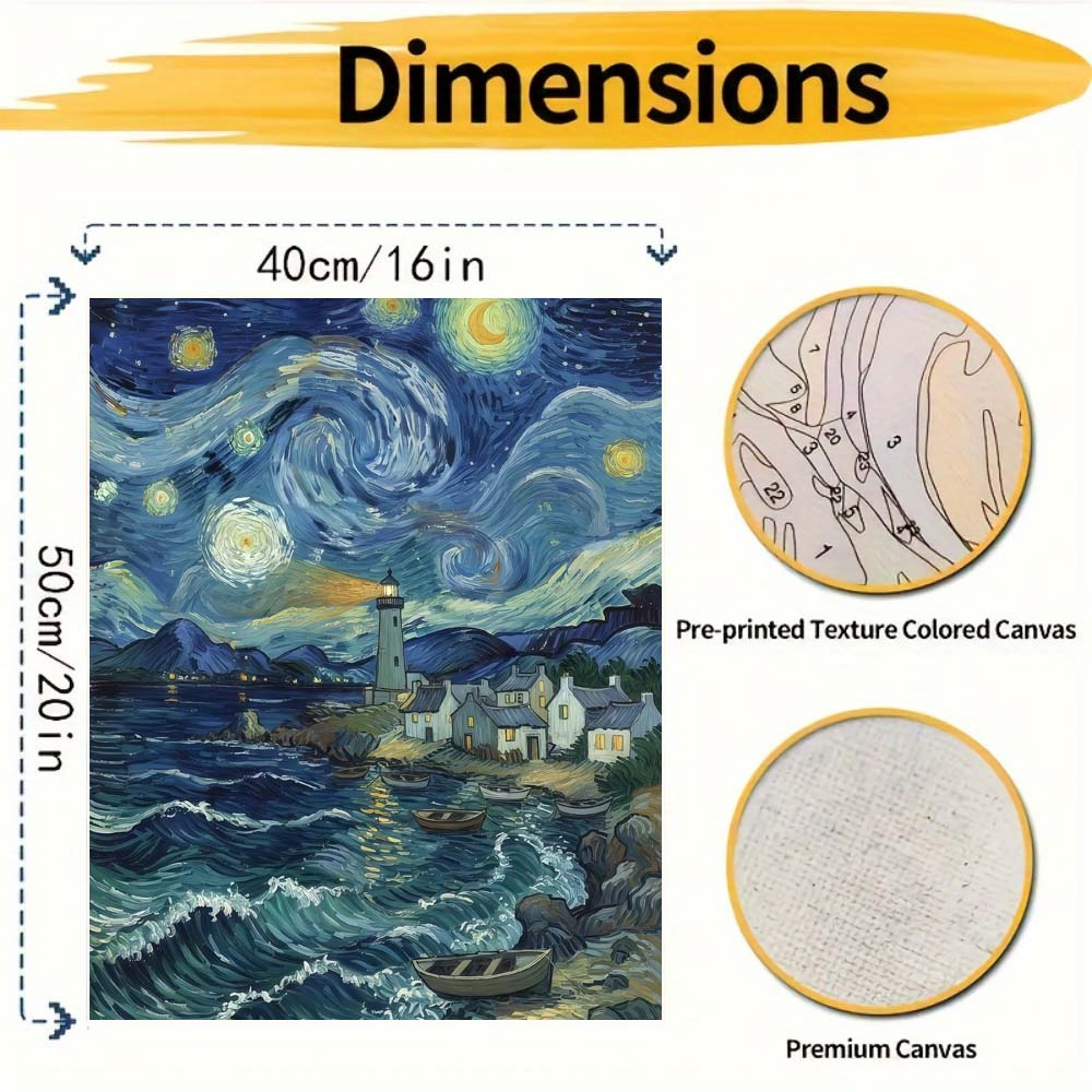 Swirling Coastal Scene Paints  - Home Decor Express recension och pris