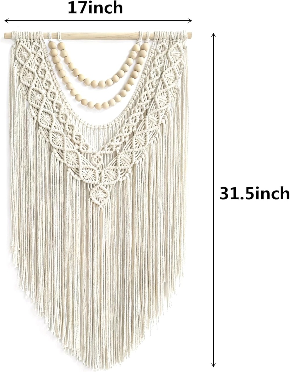 Boho Geometric Macrame Wall Ha - Macrame Wall Hanging recension och pris