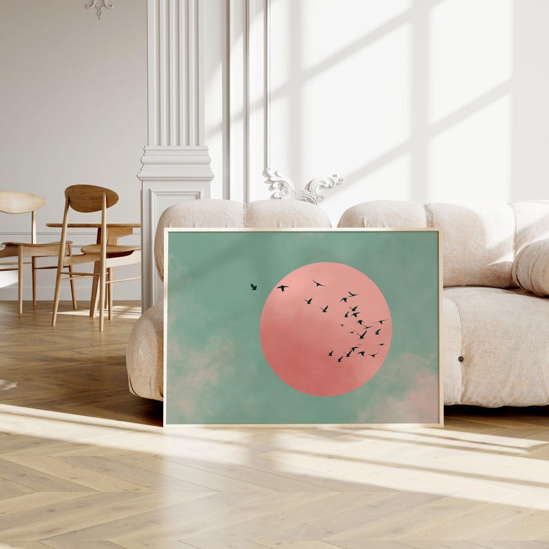 Japanese Sun & Cranes Canvas W - Home Decor Youtube recension och pris