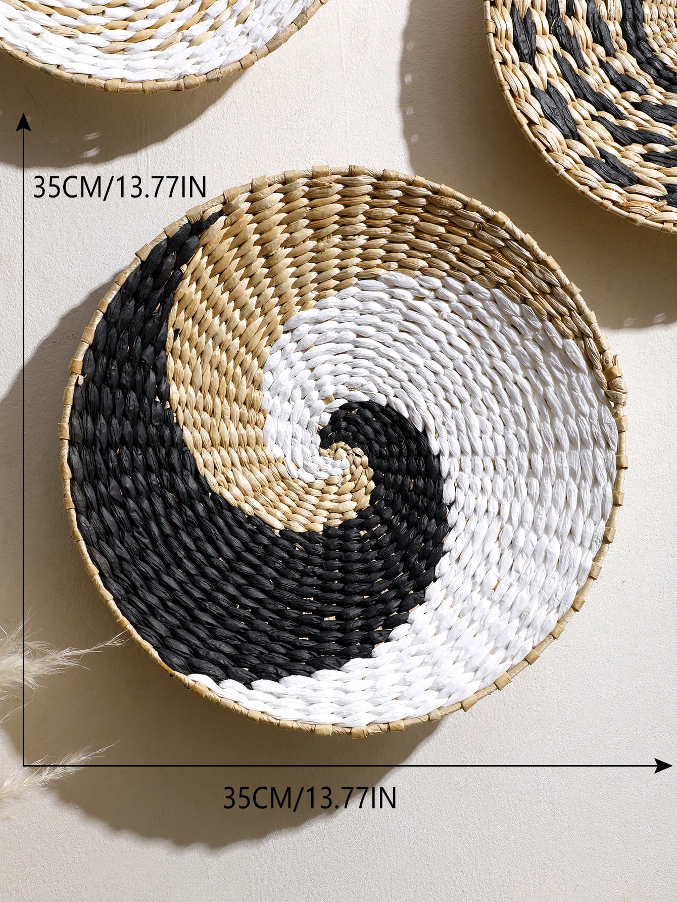 1/6 Pcs Boho Hand Woven Wall B - Woven Wall Basket recension och pris