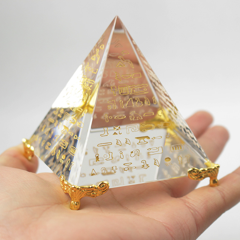 Hot Hieroglyphs Pyramid Crysta - Home Decor Egypt recension och pris