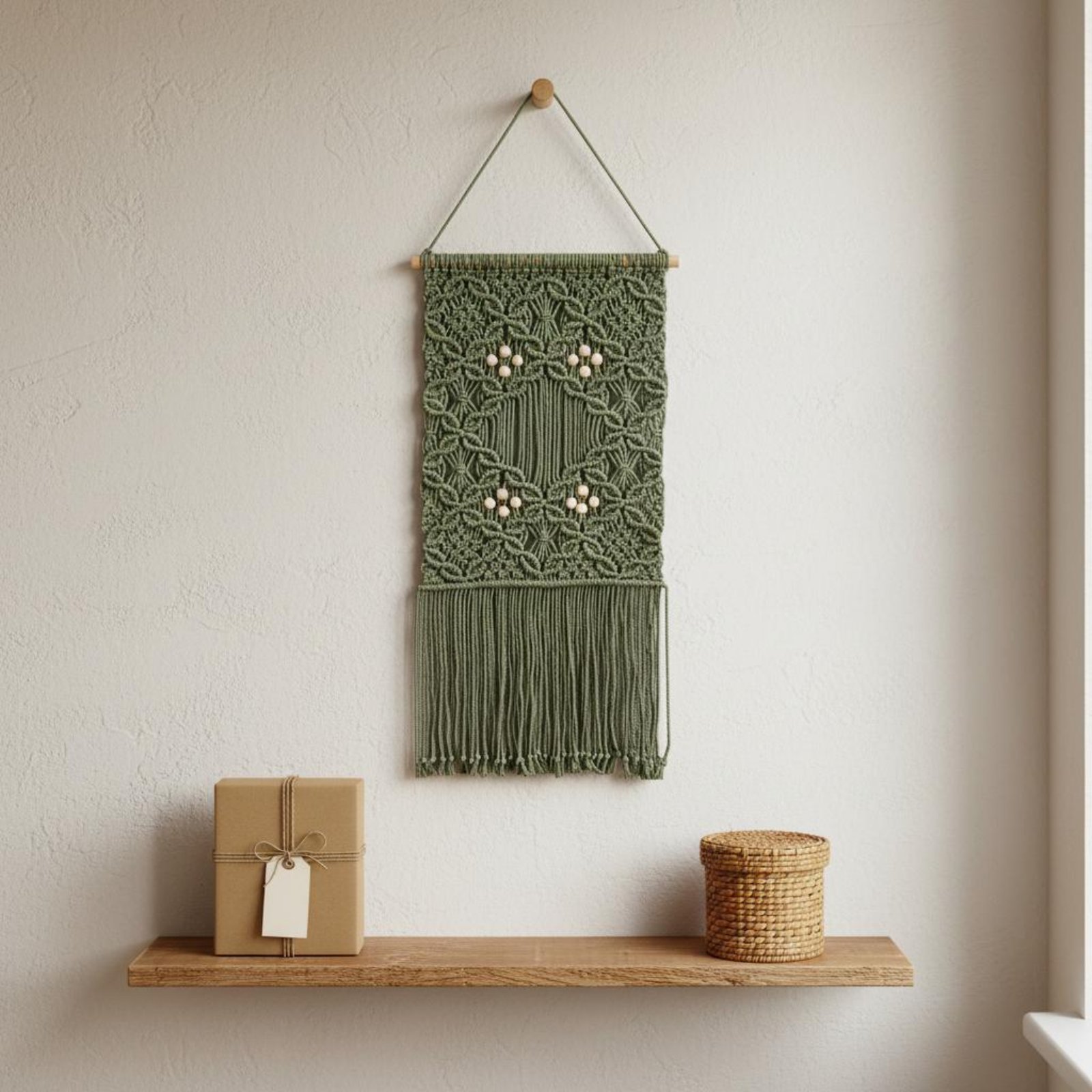 Macrame Wall Hanging Handmade  - Macrame Wall Hanging recension och pris