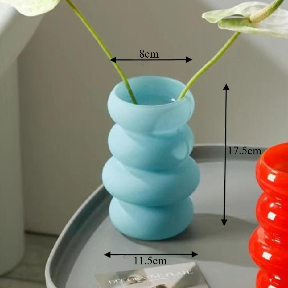 Minimalist Glass Vase Light Lu - Glass Vase Nordic recension och pris
