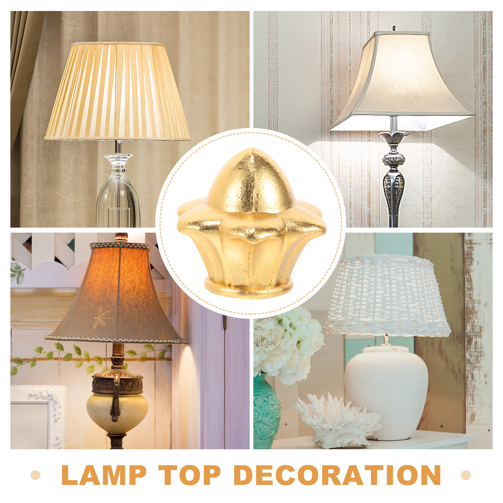 4Pcs Lamp Finial Decorative Me - Flooring Home Decor recension och pris
