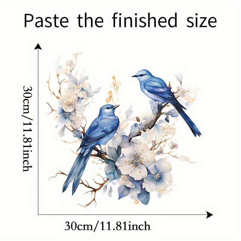 1 Piece of Watercolor-Style Bi - Home Decor Location recension och pris