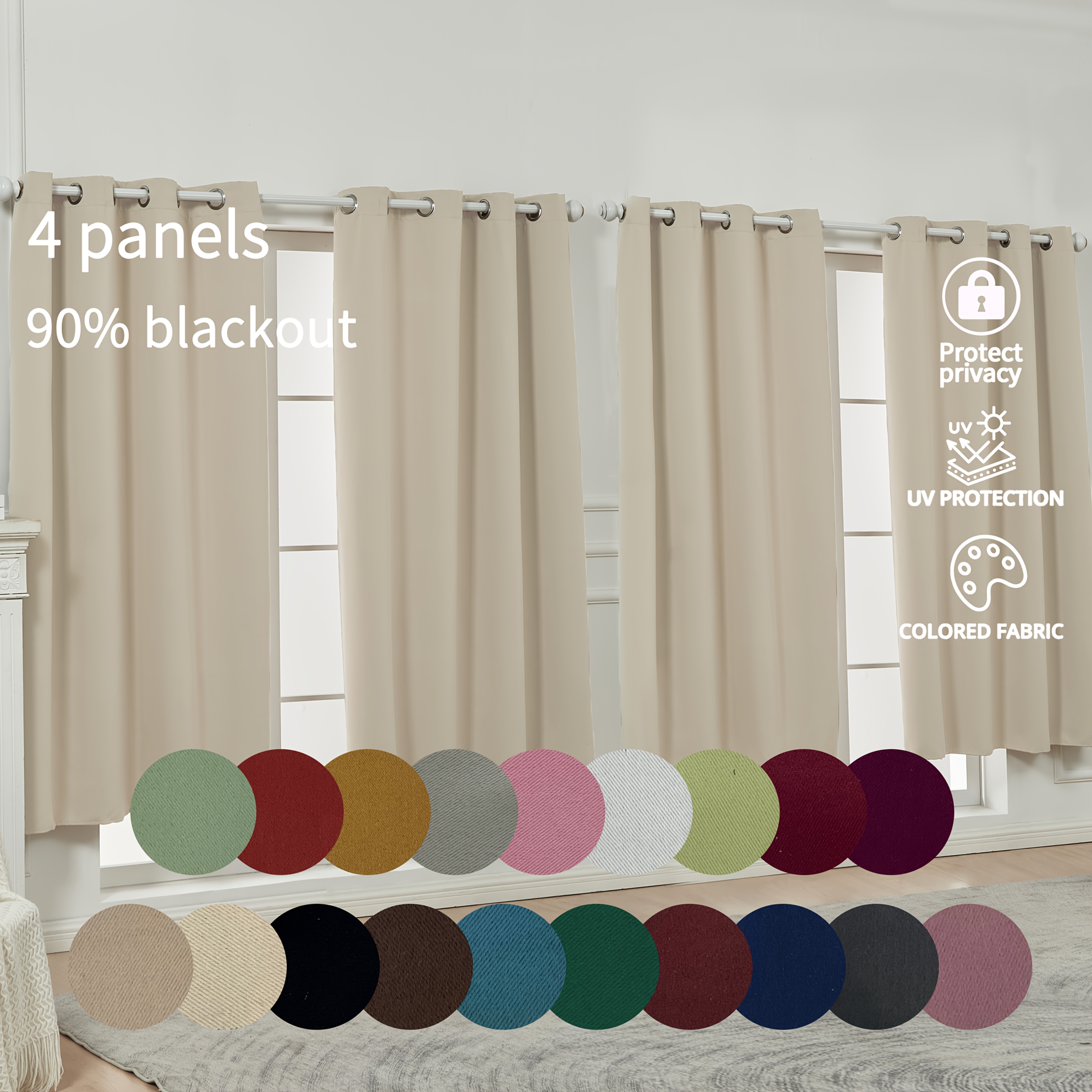 4Panel: Blackout Curtains (Eye - Blackout Curtains recension och pris