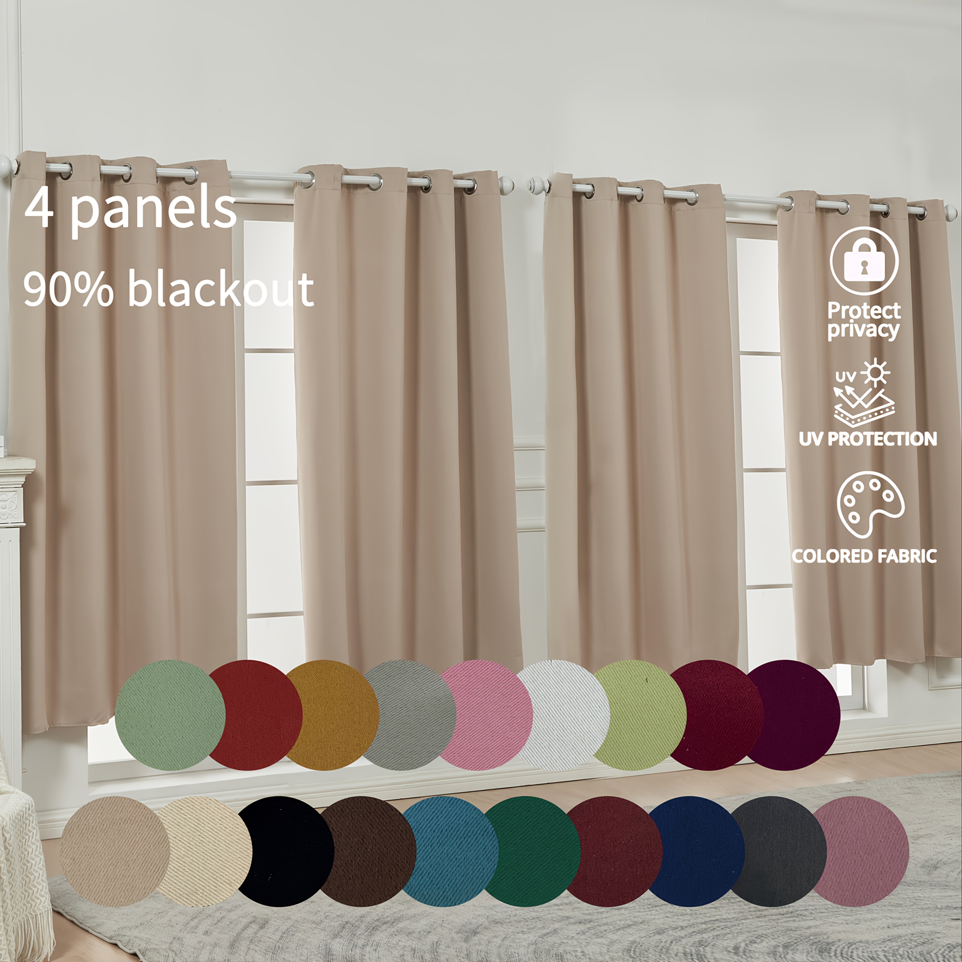 4Panel: Blackout Curtains (Eye - Blackout Curtains recension och pris