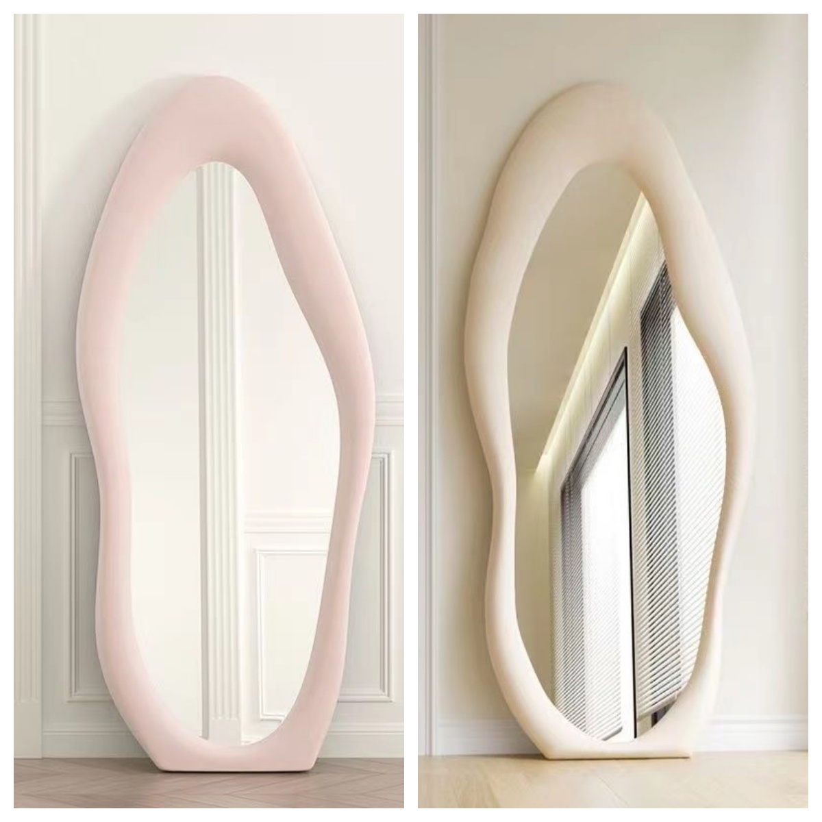 Cream Color Irregular Full Len - Flooring Home Decor recension och pris
