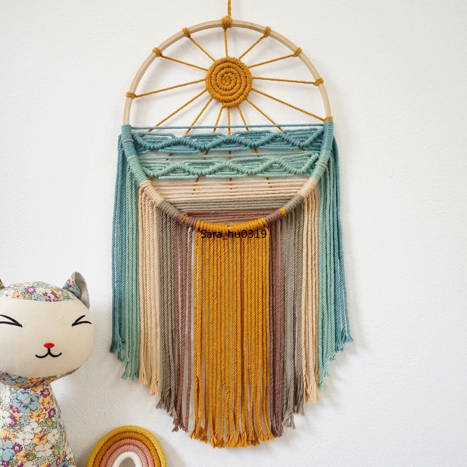 Sun Beach Macrame Wall Hanging - Macrame Wall Hanging recension och pris