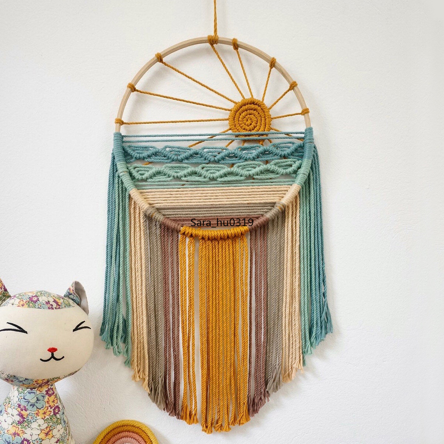 Sun Beach Macrame Wall Hanging - Macrame Wall Hanging recension och pris