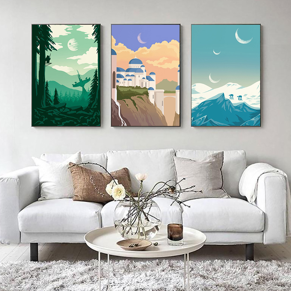 Famous Locations Print Vintage - Home Decor Location recension och pris