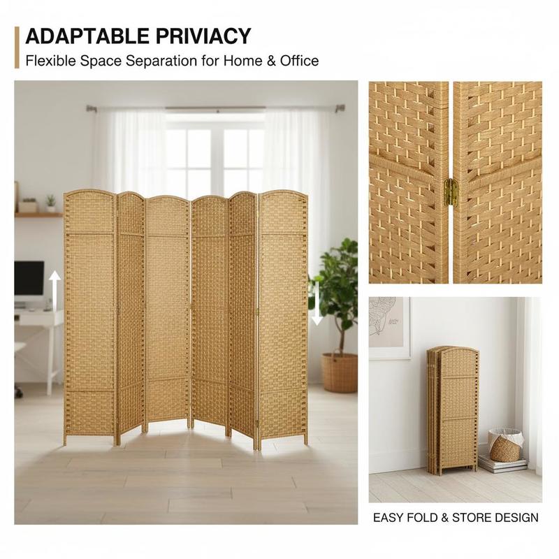 Folding Room Divider Screen 8  - Room Divider Screen recension och pris
