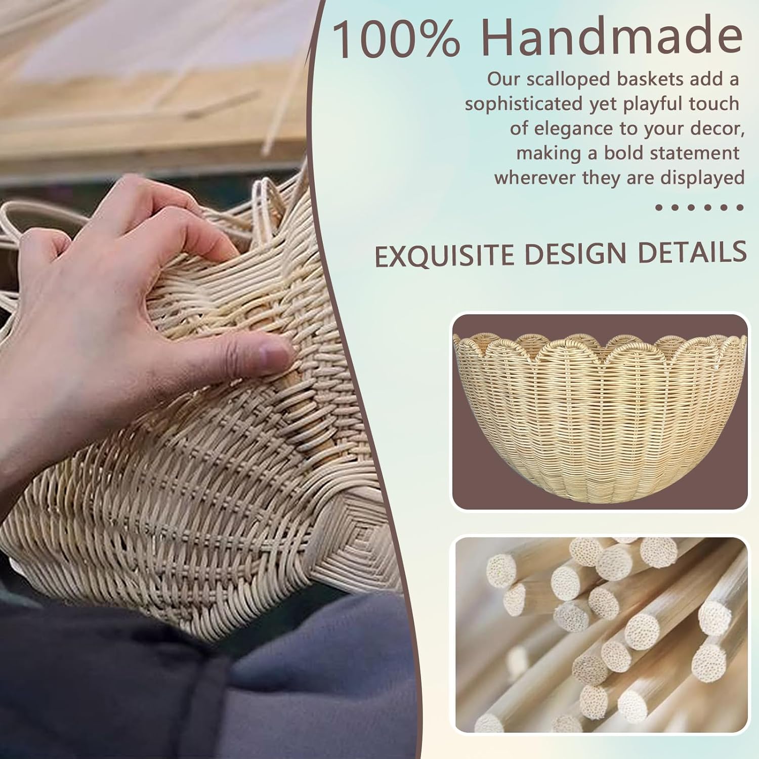 Hand Woven Wall Baskets Set of - Woven Wall Basket recension och pris