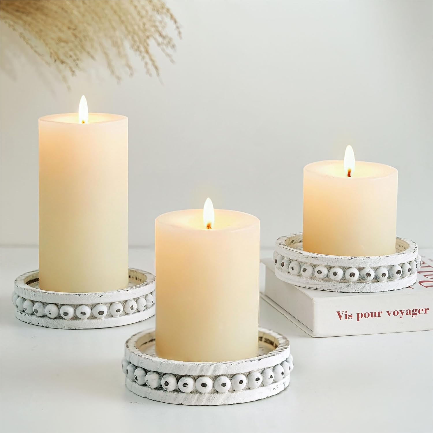 Wooden Candle Holder for Pilla - Home Decor Free Images recension och pris