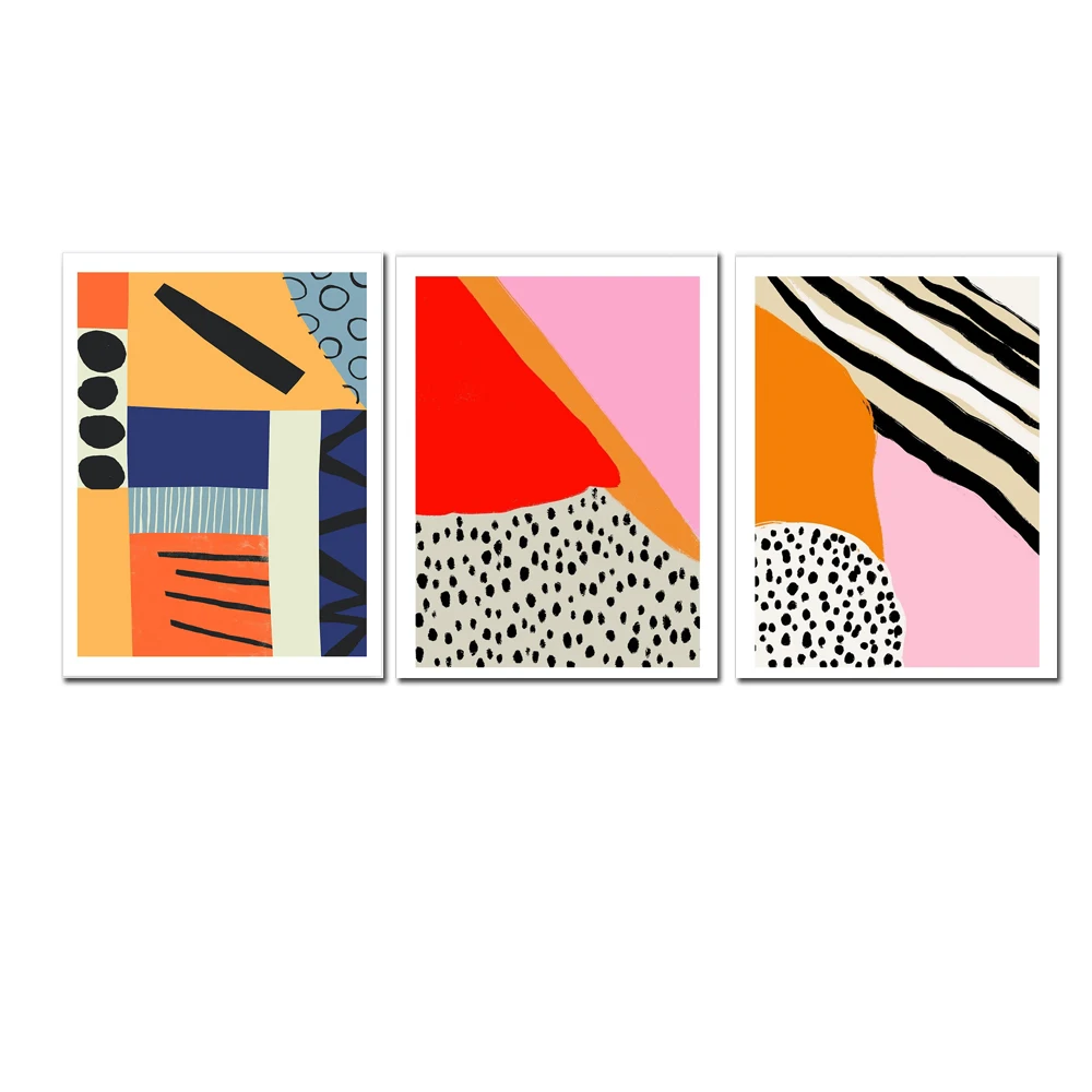 Colorful Abstract Geometry Can - Home Decor Mirror recension och pris