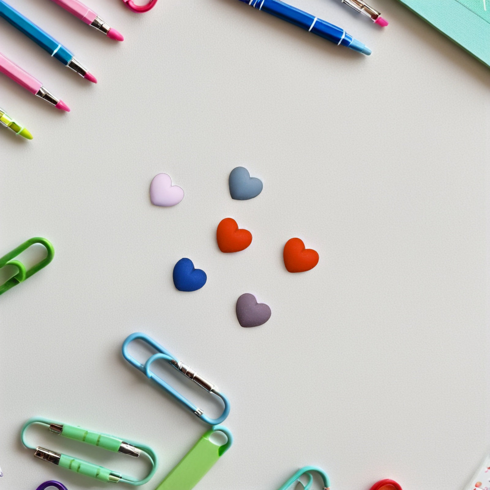30Pcs Heart Push Pins Resin Th - Home Decor Location recension och pris
