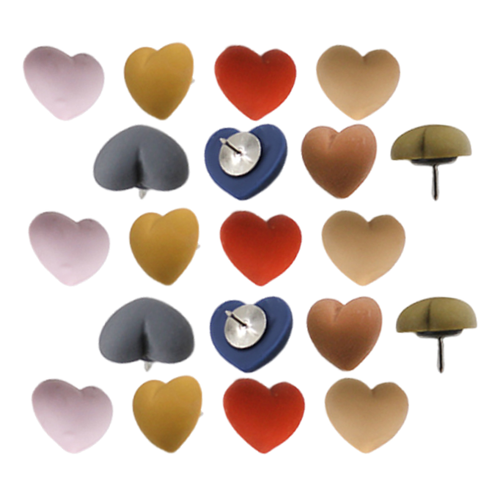 30Pcs Heart Push Pins Resin Th - Home Decor Location recension och pris