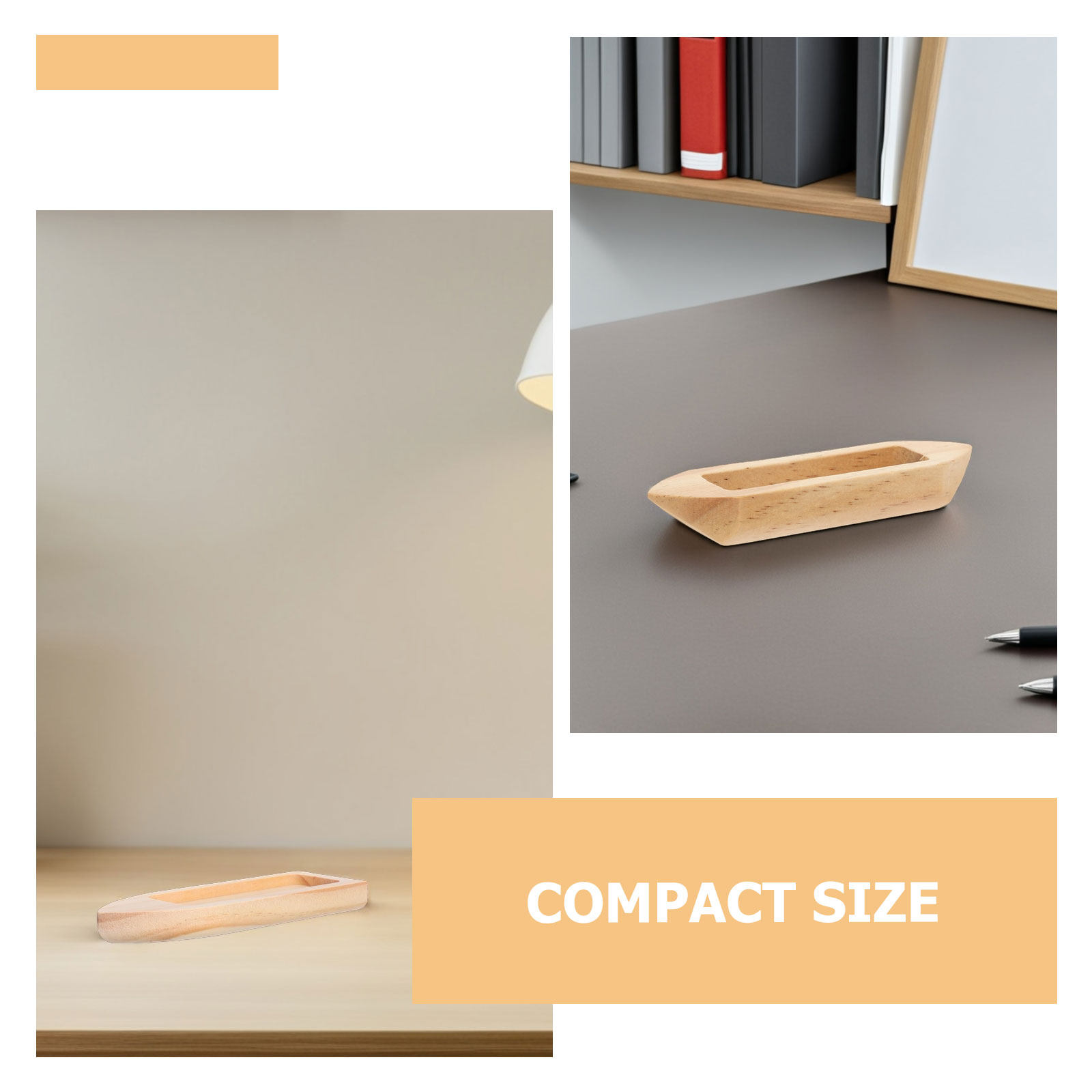 3Pcs Mini Wooden Canoe Unfinis - Home Decor Nautical recension och pris