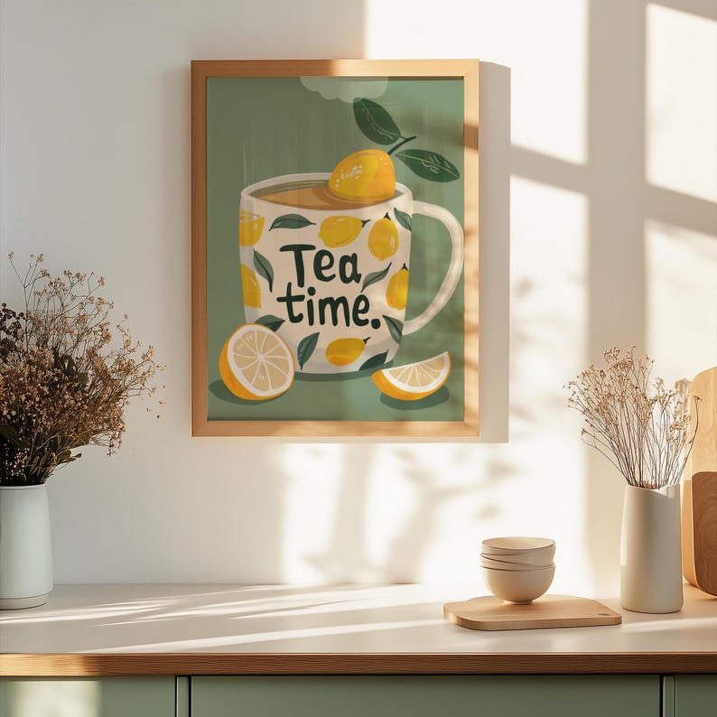 Modern Lemon Tea Time Aestheti - Home Decor Youtube recension och pris