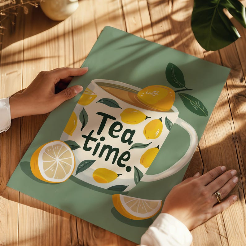 Modern Lemon Tea Time Aestheti - Home Decor Youtube recension och pris