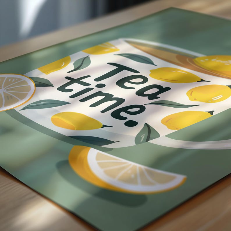 Modern Lemon Tea Time Aestheti - Home Decor Youtube recension och pris