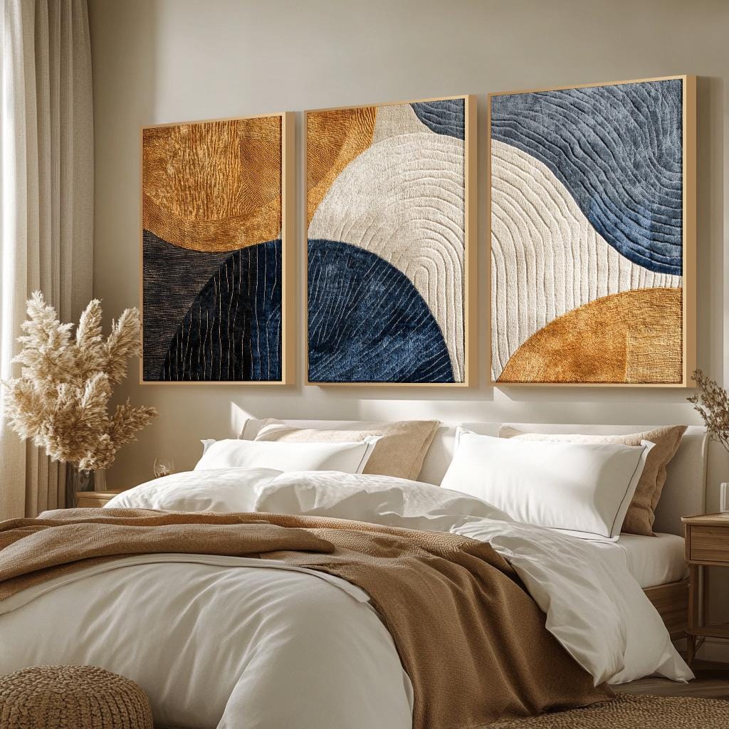 3pcs frameless canvas painting - Home Decor Mirror recension och pris