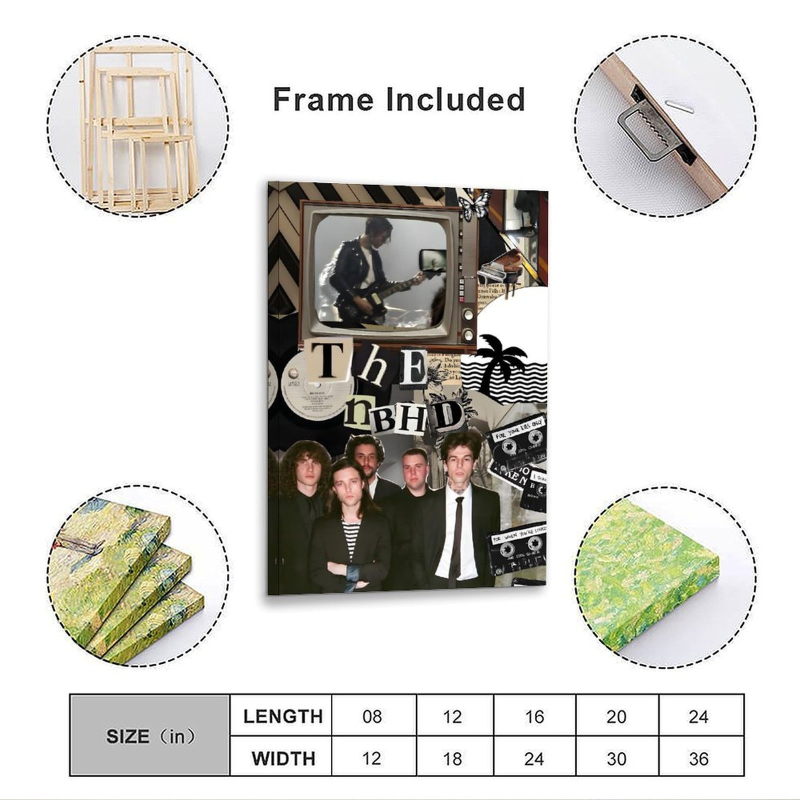 The Neighbourhood Band Collage - Home Decor Mirror recension och pris