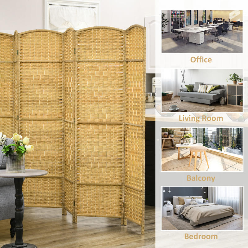 HOMCOM Folding Room Divider Sc - Room Divider Screen recension och pris