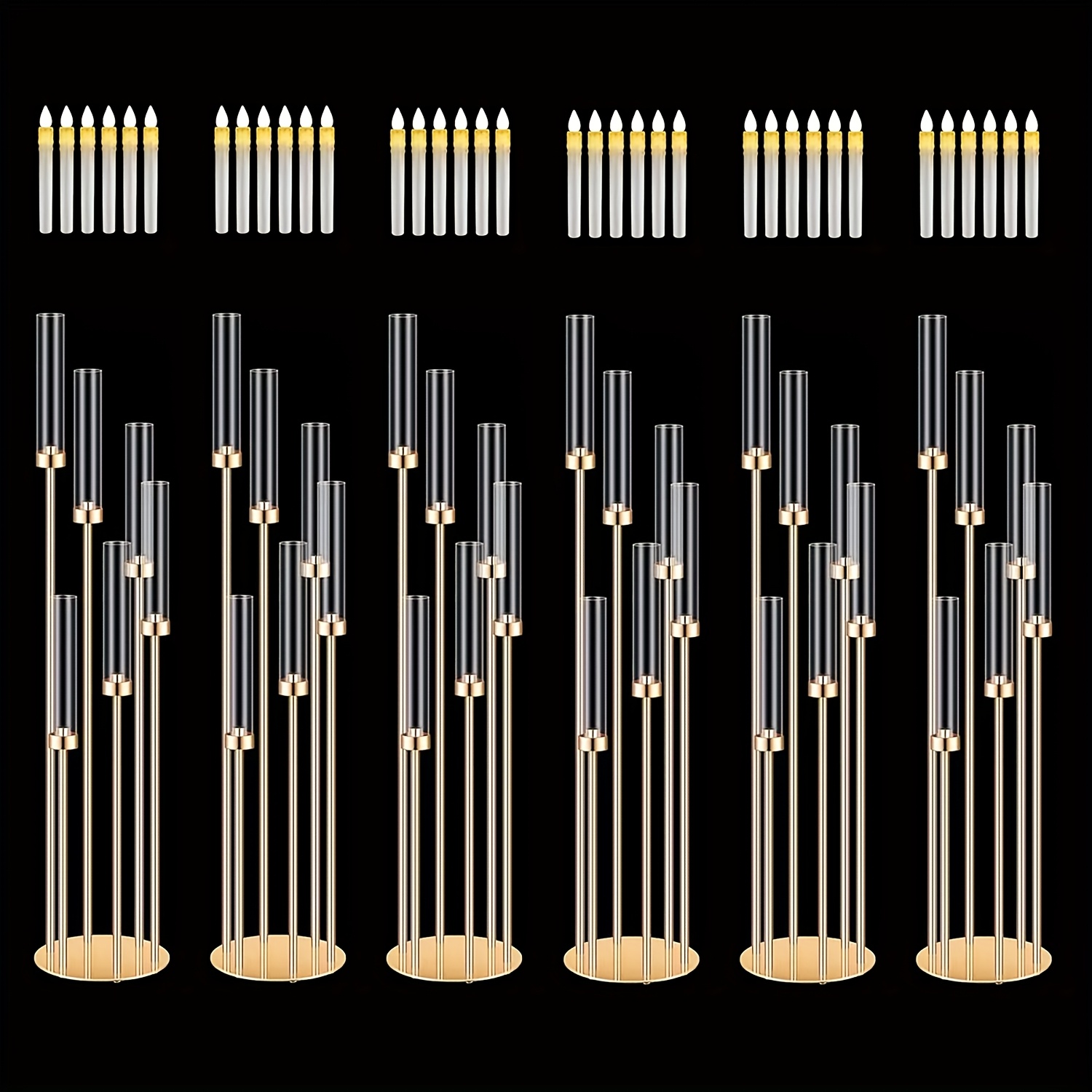 2 Sets Floor Candelabra 6 Arms - Flooring Home Decor recension och pris